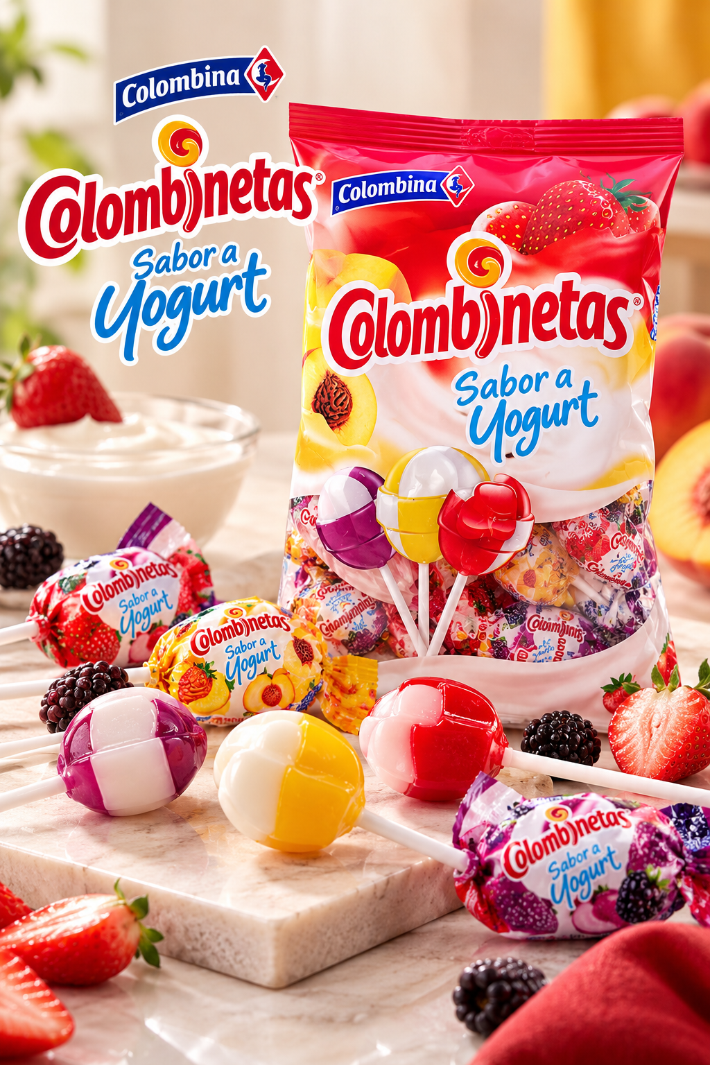 BOLONES BON BON BUM COLOMBINETA YOGURT 25/48