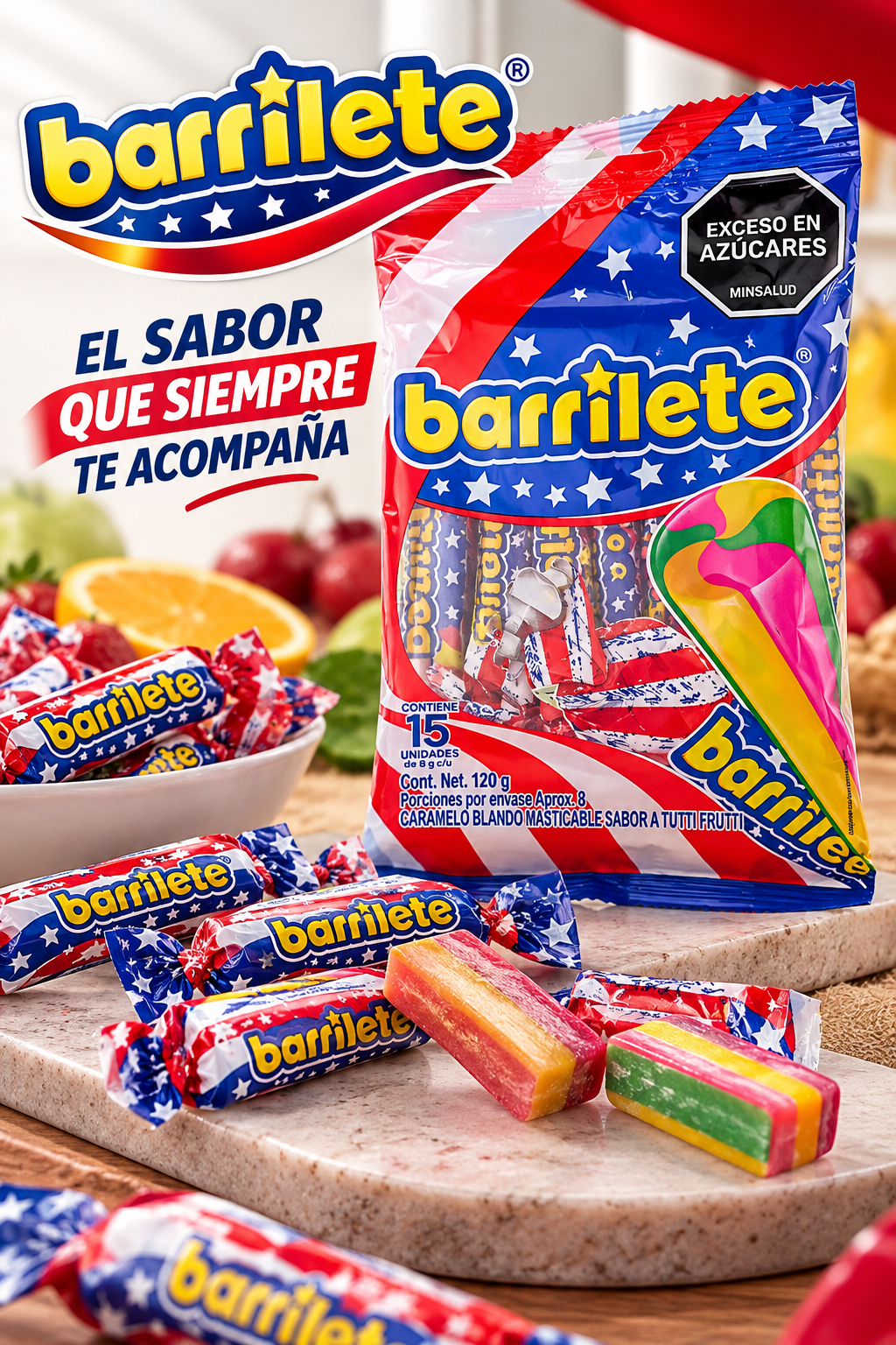 CARAMELO BARRILETE 18/50