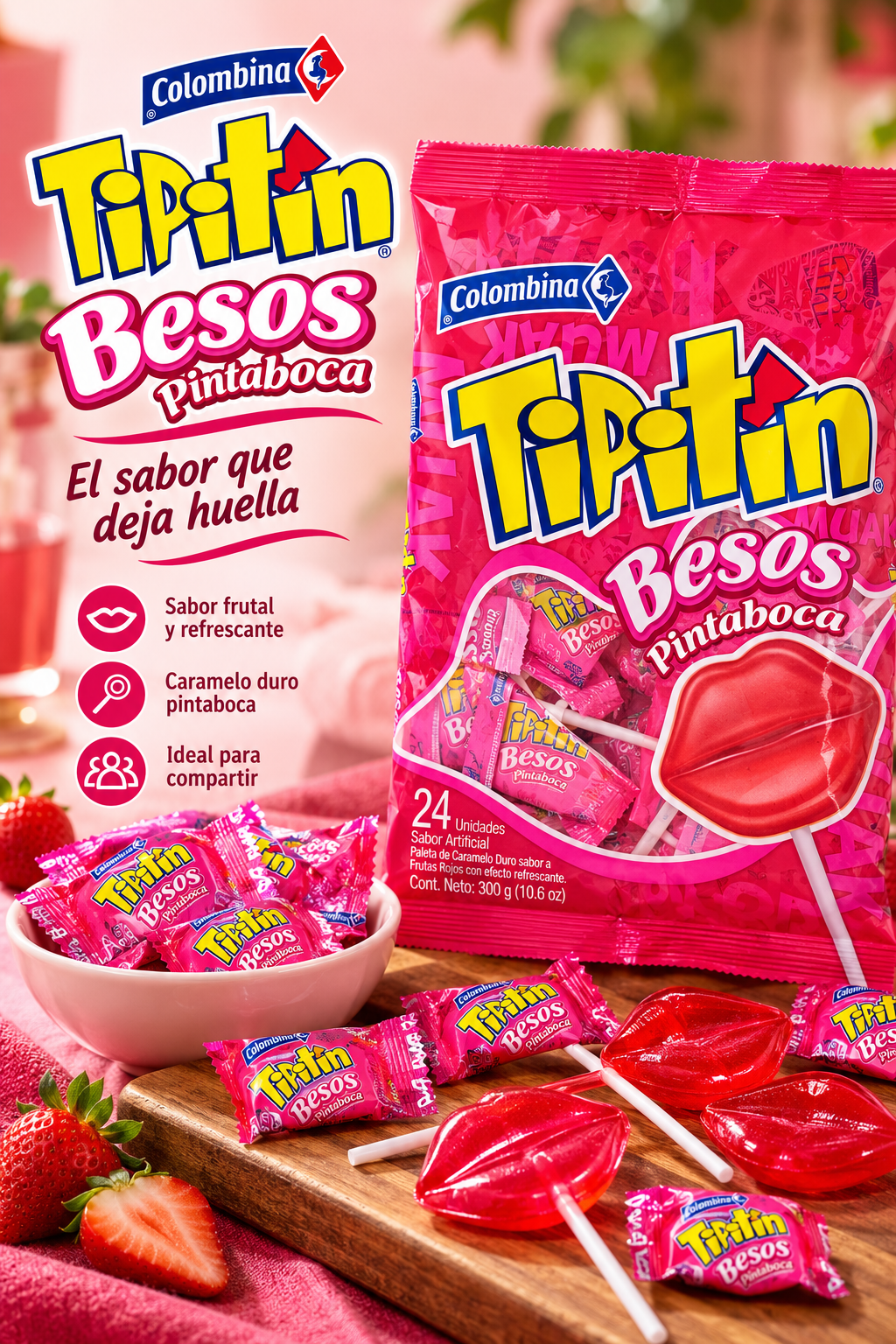 PALETA TIPITIN BESOS 15/24