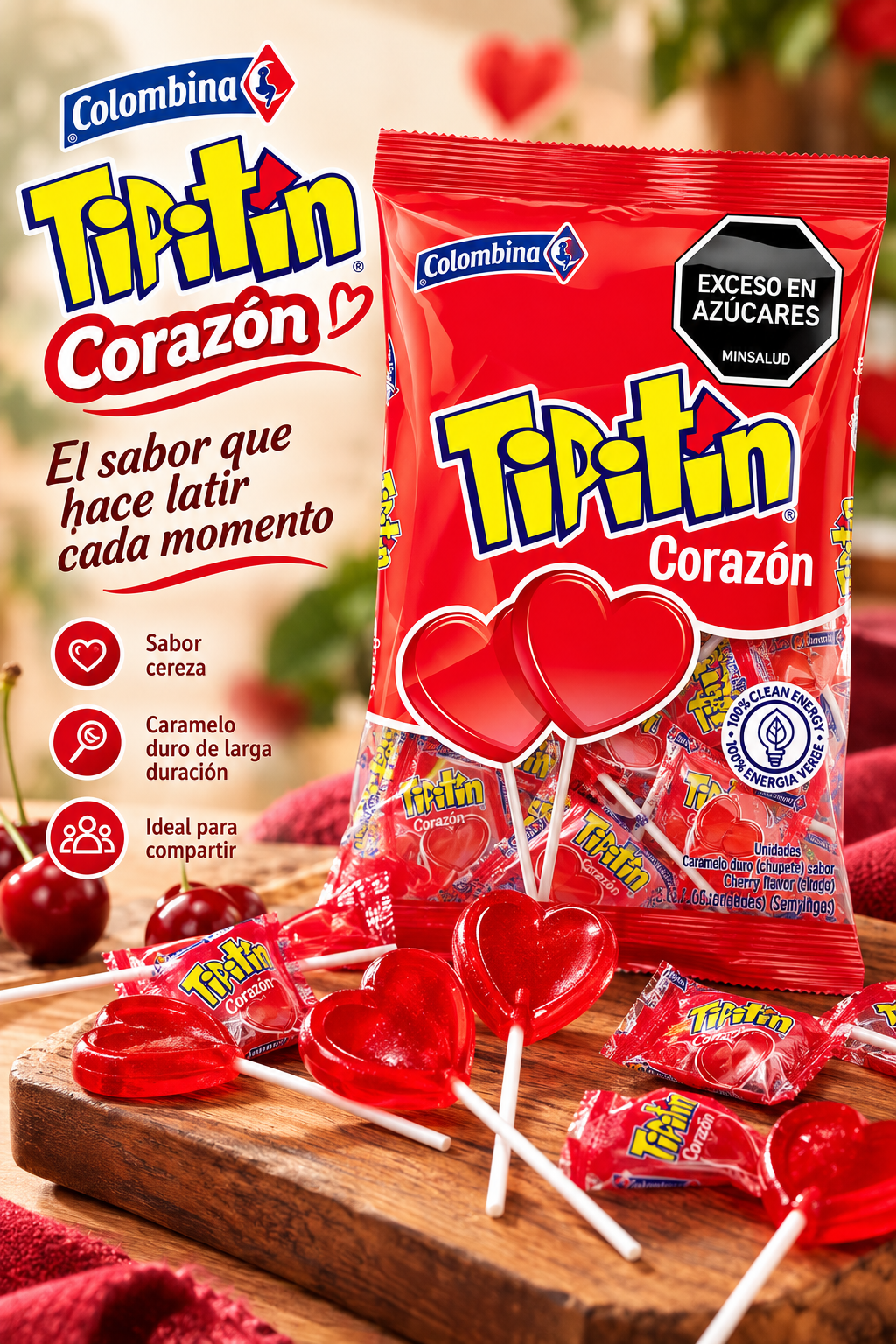 PALETAS TIPITIN 2 CORAZONES 15/24