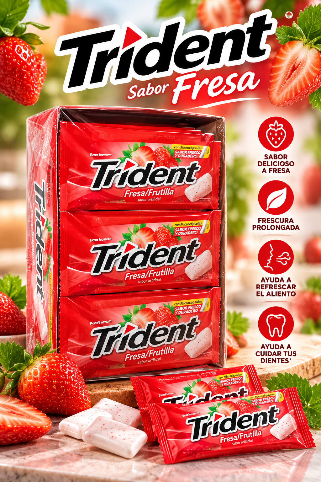 TRIDENT SLAB 5S FRESA POS 30/18